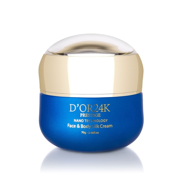 Other - D’OR24K PRESTIGE NANOTECHNOLOGY Face & Body Silk Cream - Blue and Gold